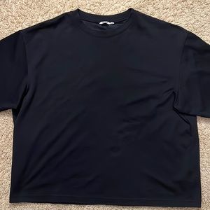 Uniqlo U Airism Oversized Crew Neck T-Shirt in Black 3XL